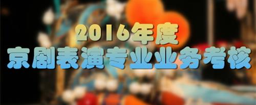 外国女生裸体被男生内射国家京剧院2016年度京剧表演专业业务考...